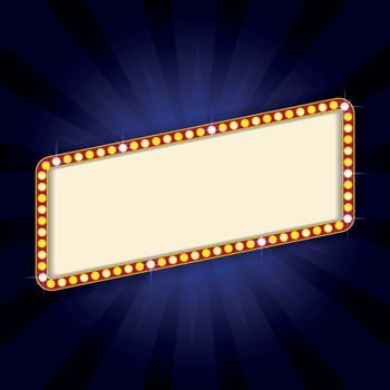 Cinema concept design and beautiful white concept vector