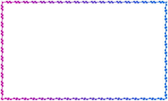 Purple blue gradient frame png