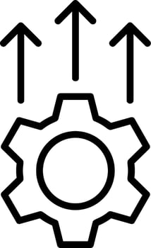 Development Line Icon vector