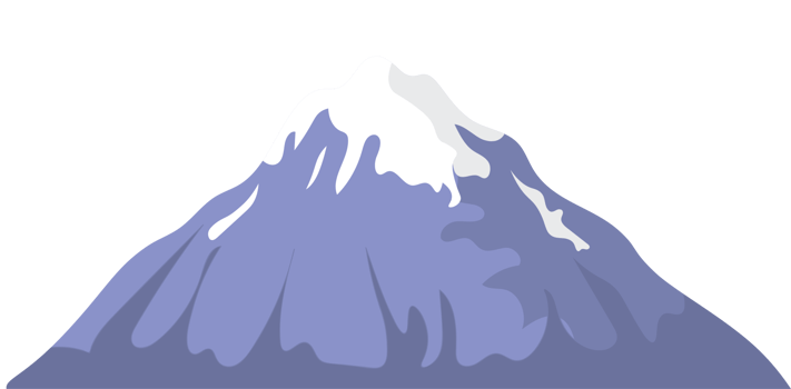 Snowy Mountain Illustration png