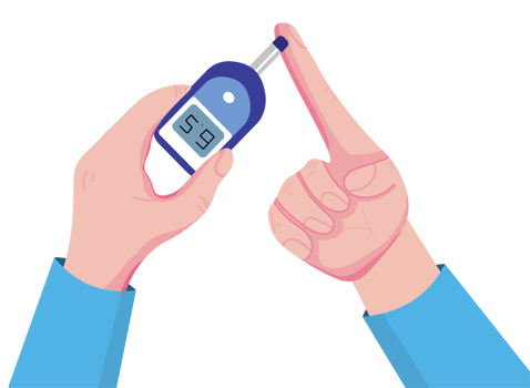 Healthcare Concept of Blood Sugar Control png