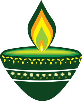 Shining Candles and Diyas for Festival of Lights png