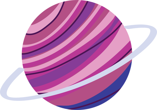 Galaxy Exploration Concept with Multiple Planets png