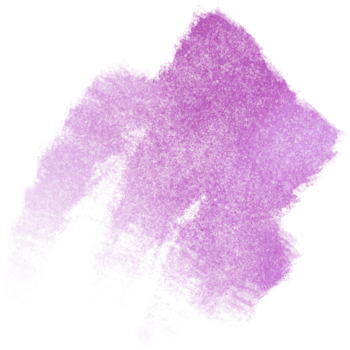 Hand drawn Magenta watercolor brush strokes blending into rugged gritty grunge marks png
