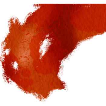 A smooth Orange brush stroke with rugged grunge edges and soft blending png
