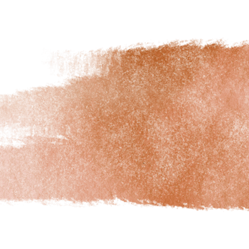 Hand drawn Orange watercolor brush strokes fading into rugged gritty grunge effects png