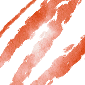 Orange stroke with rough edges and seamless watercolor blending png