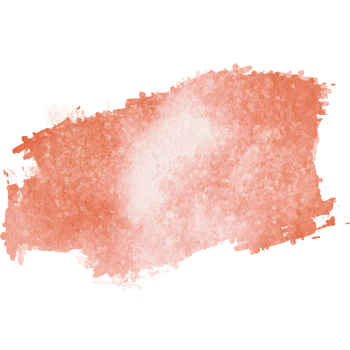 Orange stroke with rough grunge elements and a soft watercolor fade png
