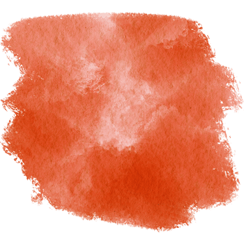 A rugged Orange stroke with grunge details and fluid watercolor transitions png