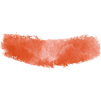 Orange stroke blending rough grunge textures with a seamless watercolor effect png