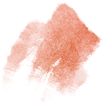 A textured Orange brush stroke blending rugged elements with soft watercolor washes png