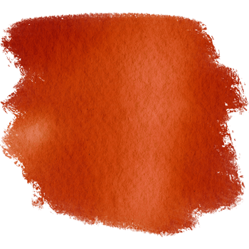 Textured Orange stroke fading into soft watercolor washes png