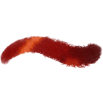 Textured Orange brush stroke evolving into smooth watercolor shades png
