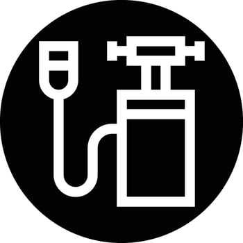 Air Pump Icon Design Illustration vector