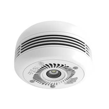 Smoke Detector front view full length isolate on transparency background png