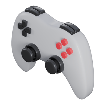 High Quality 3D Illustration of Modern Gamepad and Joystick with Intricate Details, Perfect for Gaming and Technology Concepts png