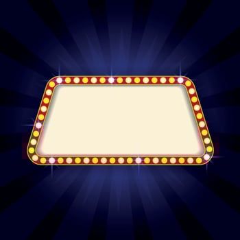 Cinema concept design and blue background vector