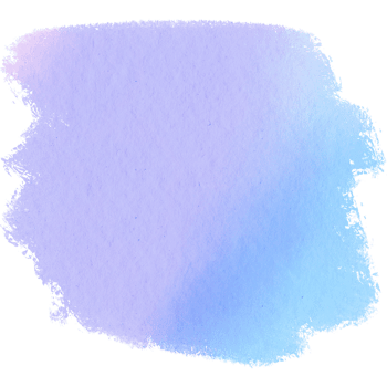 Pastel brush stroke with gritty textures and seamless watercolor blending png