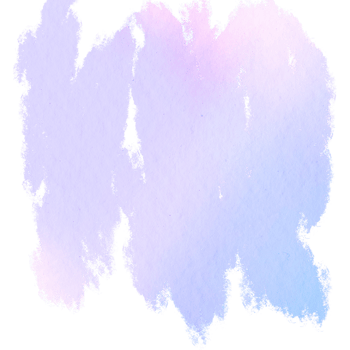 A bold Pastel stroke blending rough textures into smooth watercolor washes png