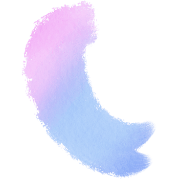 Textured Pastel stroke fading into soft watercolor hues png