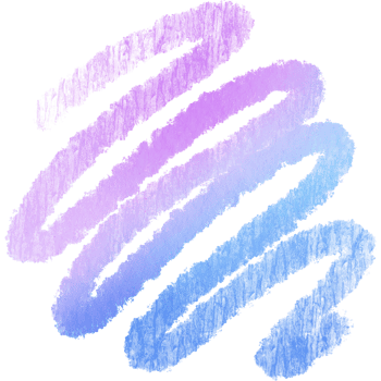 A Pastel brush stroke with rugged edges softening into smooth watercolor hues png