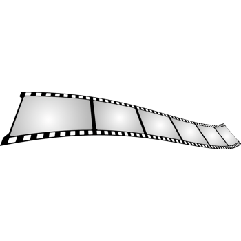 Movie tape set illustration. Cinema poster concept. Banner design for movie theater. png