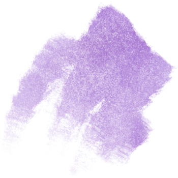 Purple watercolor brush strokes fading into rugged bold hand drawn grunge textures png