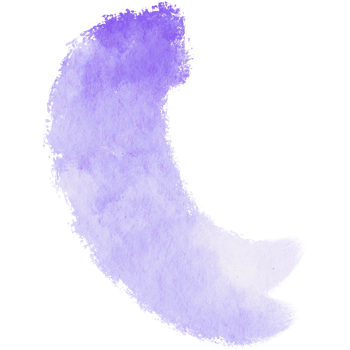 A rough Purple stroke merging grunge details with smooth watercolor tones png