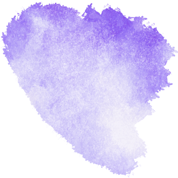 A textured Purple brush stroke merging grunge details with fluid watercolor effects png