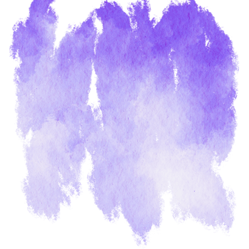 Purple stroke blending rough grunge textures with fluid watercolor transitions png
