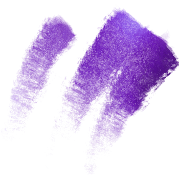 A rough edged Purple stroke blending rugged textures with fluid watercolor tones png
