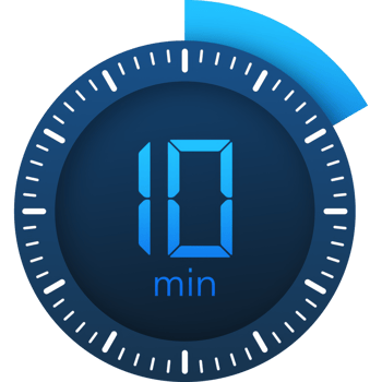 The 10 minutes, stopwatch icon. Stopwatch icon in flat style on a white background. stock illustration. png
