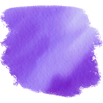A textured Purple stroke dissolving into fluid watercolor gradients png