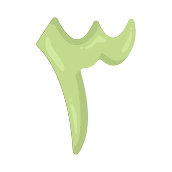 Illustration of Arabic number 3 vector
