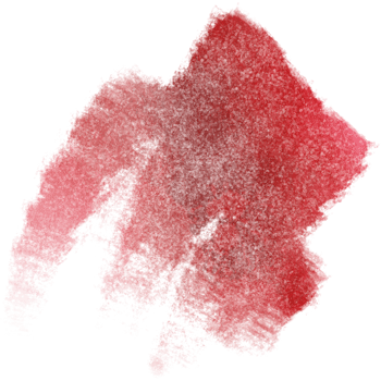 A bold Red watercolor stroke with rugged edges and smooth blending png