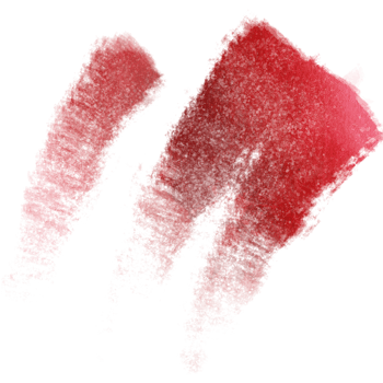 A faded Red brush stroke with raw edges and subtle grunge textures png