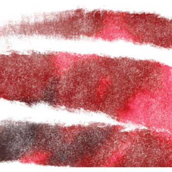 A hand sketched rugged Red watercolor stroke with grunge textures png