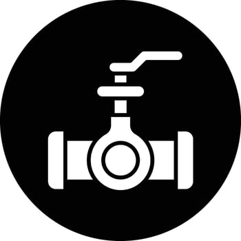 Valve Icon Design Illustration vector