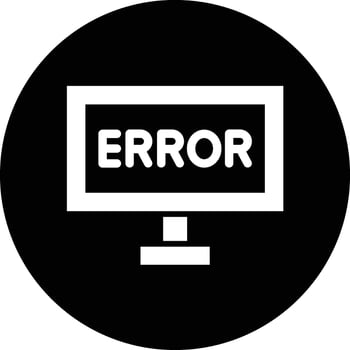 Error Icon Design Illustration vector
