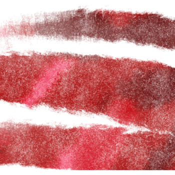 A textured Red brush stroke dissolving into soft watercolor tones png