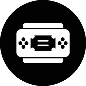 Console Icon Design Illustration vector