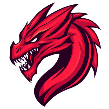 Red Dragon Mascot Design png
