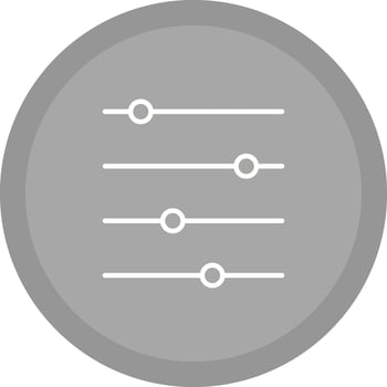 Filtering Icon Design vector