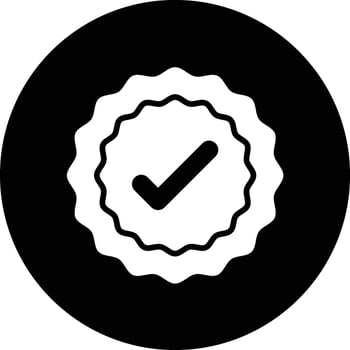 Quality Icon Design Illustration vector