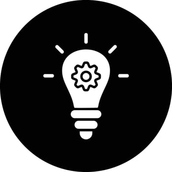 Innovation Icon Design Illustration vector
