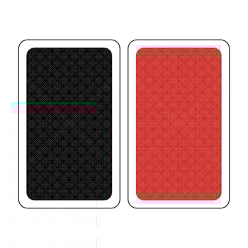 The pattern of the back of a playing card. Simple geometric pattern, abstract design. vector