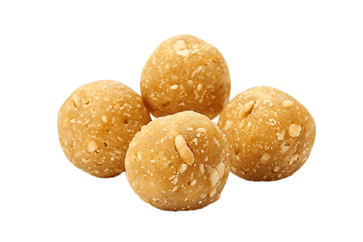 Delicious peanut sesame laddoo treat. png