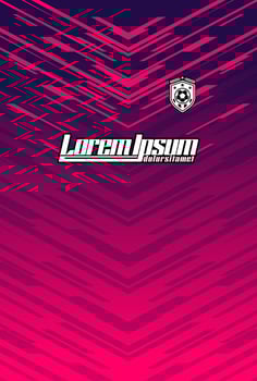 Soccer design for sublimation pink purple vector