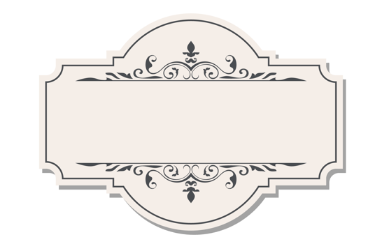 vintage classic frame text box brander decorative frame png
