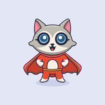 Super cute cat vector